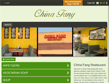 Tablet Screenshot of chinafangrestaurant.com